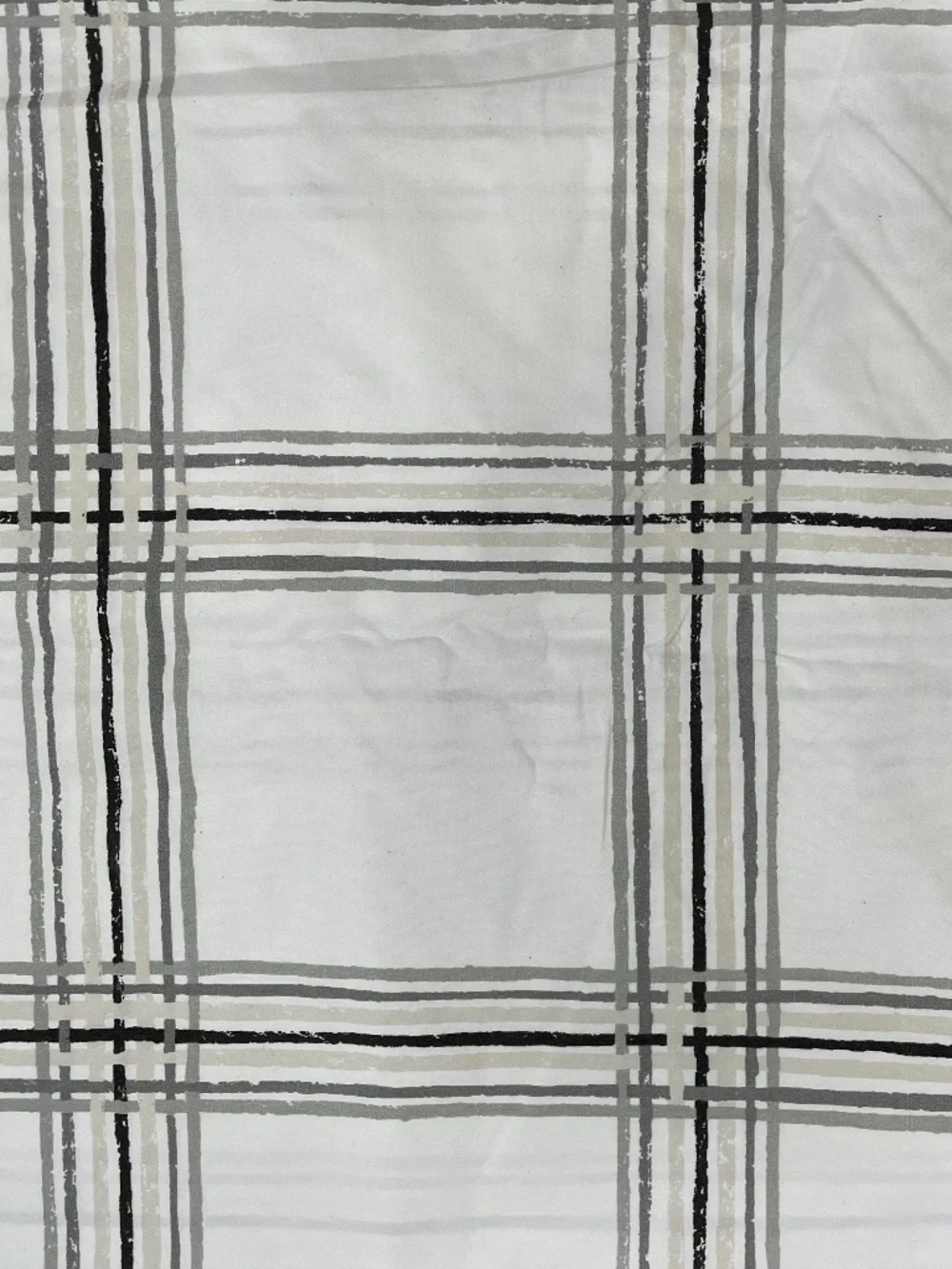 Cloth Plaid Shower Curtain
